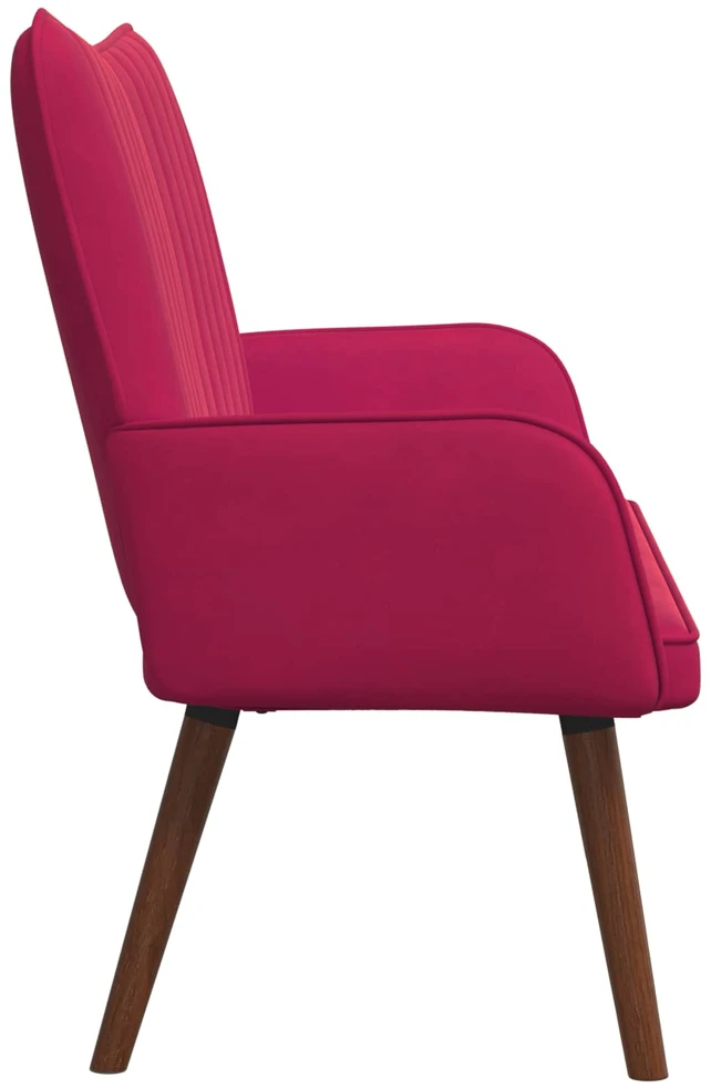 Dvitaškė sofa Vyno raudona 115 x 61 x 87 cm Aksomas