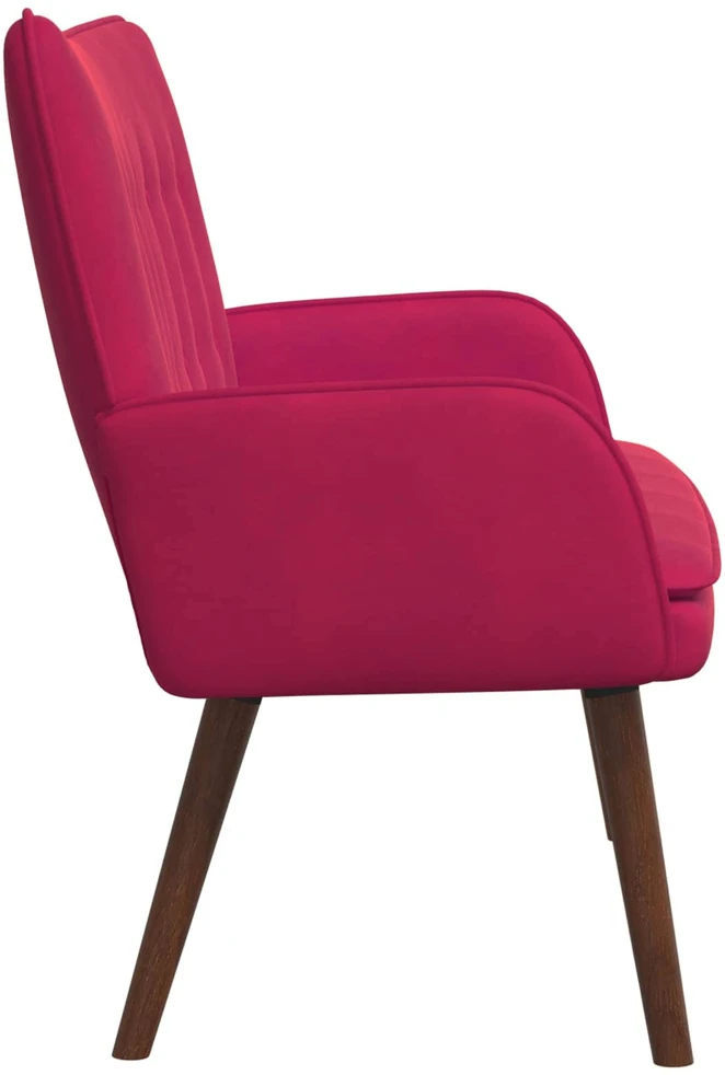 Dvitaškė sofa Vyno raudona 115 x 61 x 87 cm Aksomas