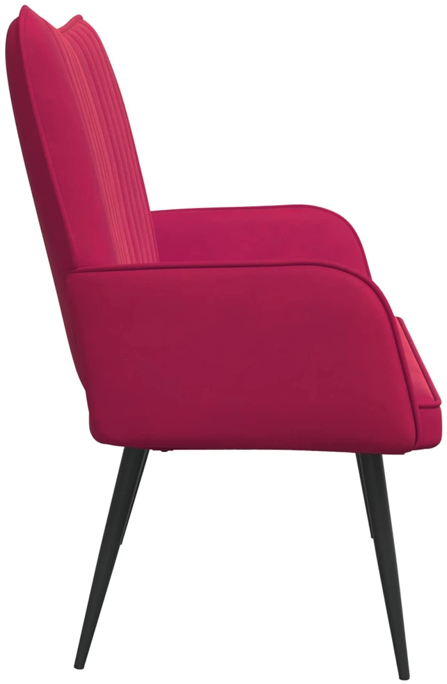 Dvitaškė sofa Vyno raudona 115 x 61 x 87 cm Aksomas