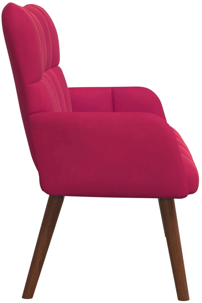 Dvitaškė sofa Vyno raudona 115 x 61 x 87 cm Aksomas