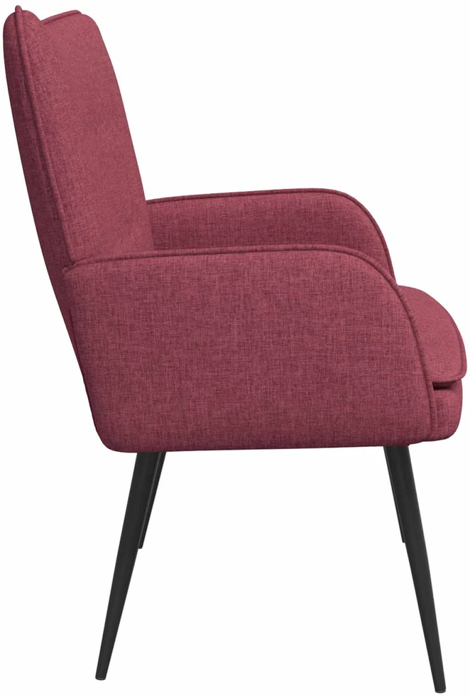 Dvitaškė sofa Vyno raudona 115 x 61 x 87 cm Audinys