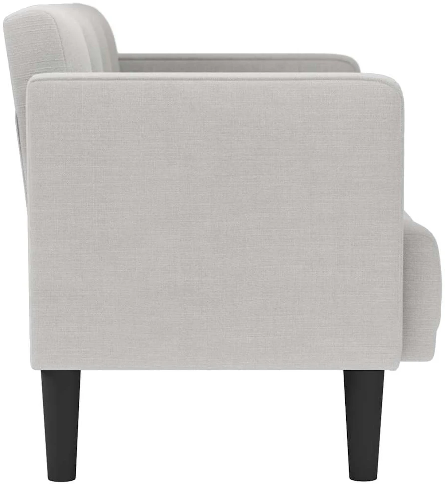Dvivietė sofa, debesų pilka, 111 cm, audinys