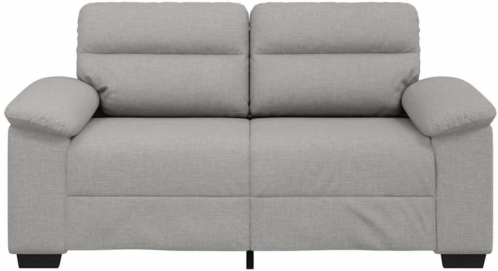 Dvivietė sofa, debesų pilka, 160x81x84 cm, audinys