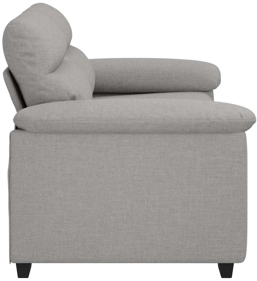 Dvivietė sofa, debesų pilka, 160x81x84 cm, audinys