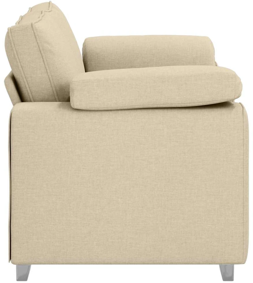 Dvivietė sofa Kreminė 160 cm audinys