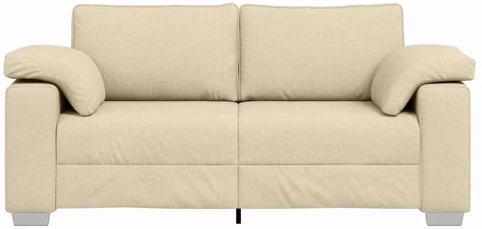 Dvivietė sofa Kreminė 180 cm audinys