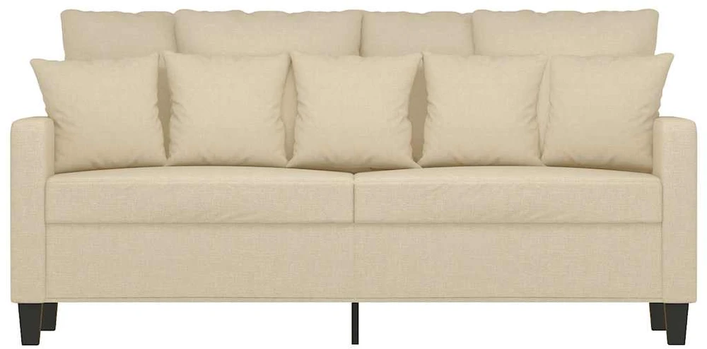 Dvivietė sofa, kreminės spalvos, 140cm, audinys