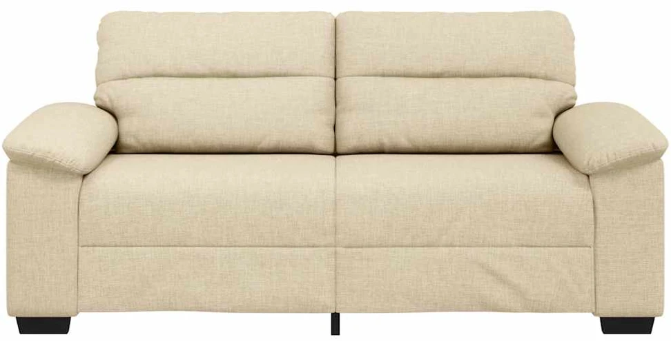 Dvivietė sofa, kreminės spalvos, 180x81x84 cm, audinys