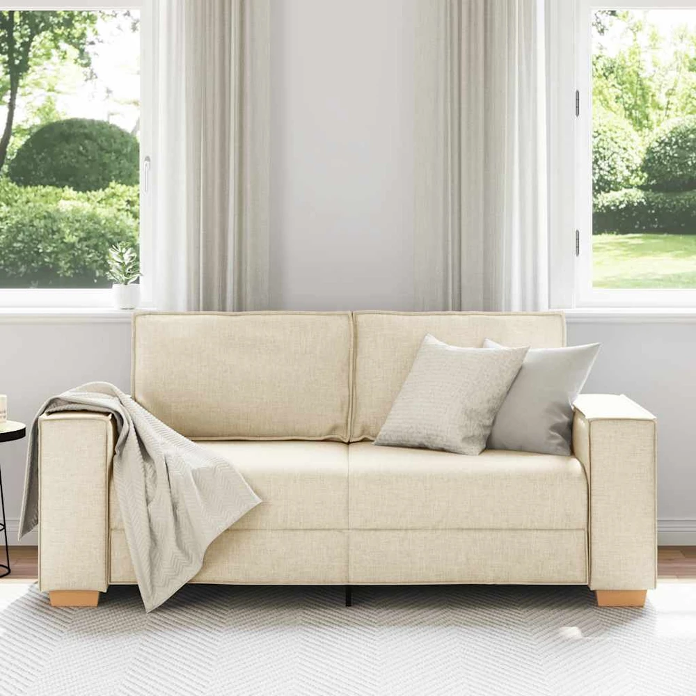 Dvivietė sofa, lininė, 180x78x84 cm