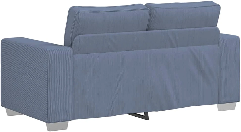 Dvivietė sofa, mėlyna, 160x77x82 cm, velvetas, audinys