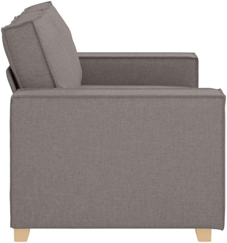 Dvivietė sofa, pilkai ruda, 160x78x84 cm, audinys