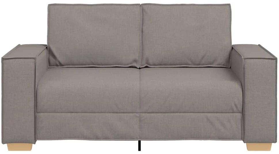 Dvivietė sofa, pilkai ruda, 160x78x84 cm, audinys