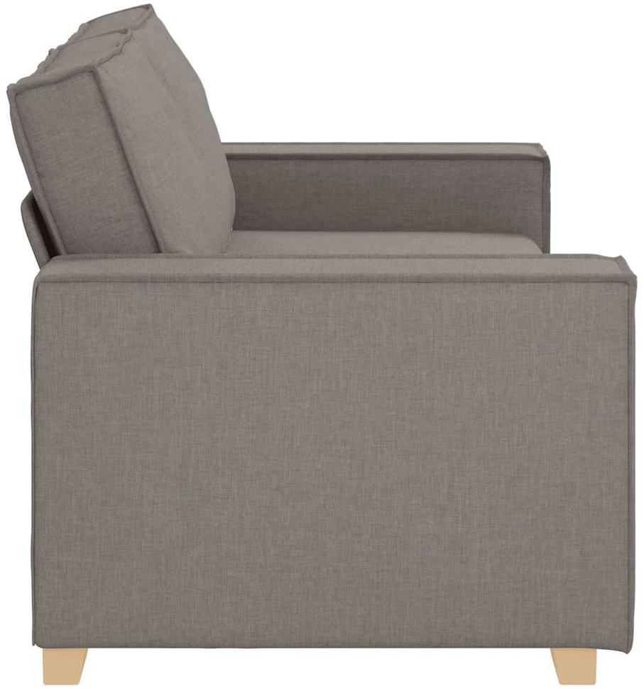 Dvivietė sofa, pilkai ruda, 180x78x84 cm, audinys