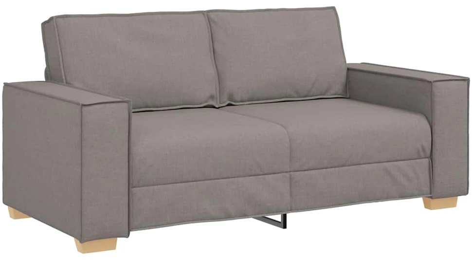 Dvivietė sofa, pilkai ruda, 180x78x84 cm, audinys