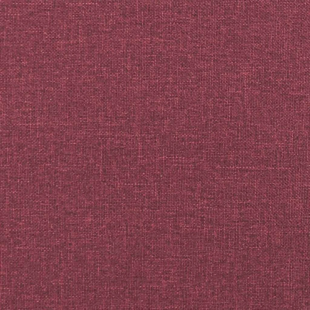 Dvivietė sofa, raudonojo vyno spalvos, 140cm, audinys