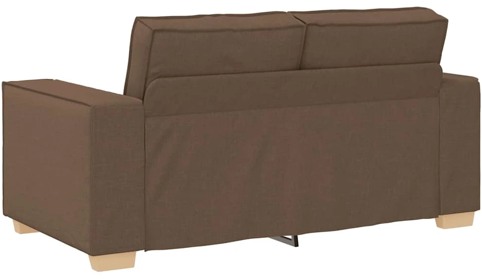 Dvivietė sofa, ruda, 160x78x84 cm, audinys
