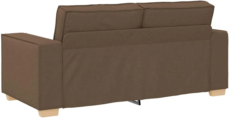 Dvivietė sofa, ruda, 180x78x84 cm, audinys