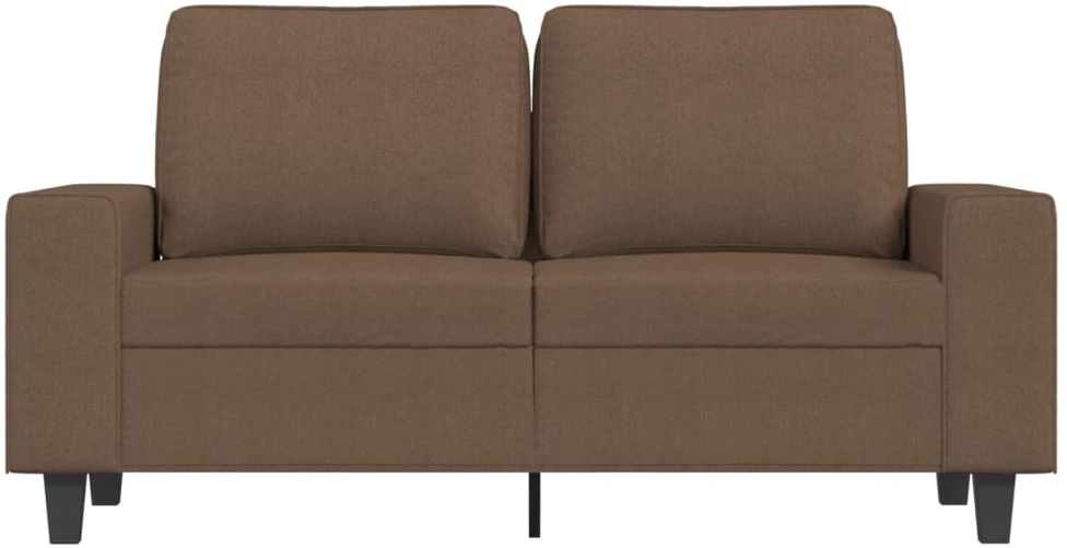 Dvivietė sofa, rudos spalvos, 120cm, audinys