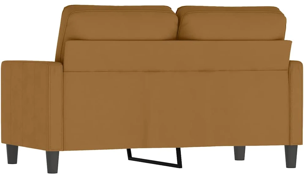 Dvivietė sofa, rudos spalvos, 120cm, aksomas