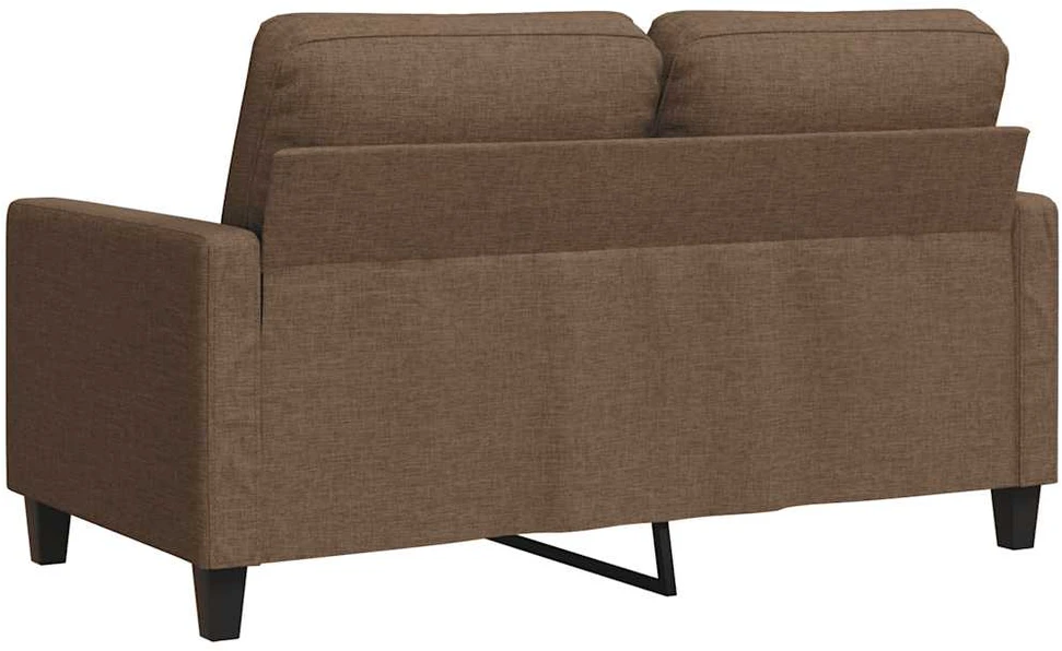 Dvivietė sofa, rudos spalvos, 120cm, audinys