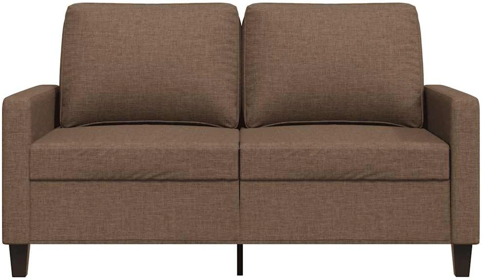 Dvivietė sofa, rudos spalvos, 120cm, audinys