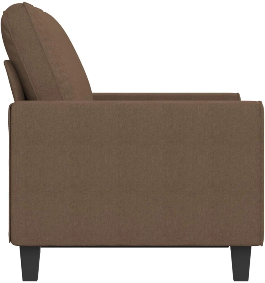 Dvivietė sofa, rudos spalvos, 120cm, audinys