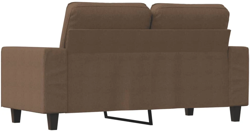 Dvivietė sofa, rudos spalvos, 120cm, audinys