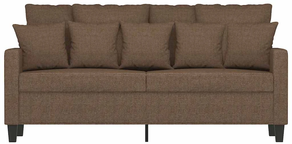 Dvivietė sofa, rudos spalvos, 140cm, audinys
