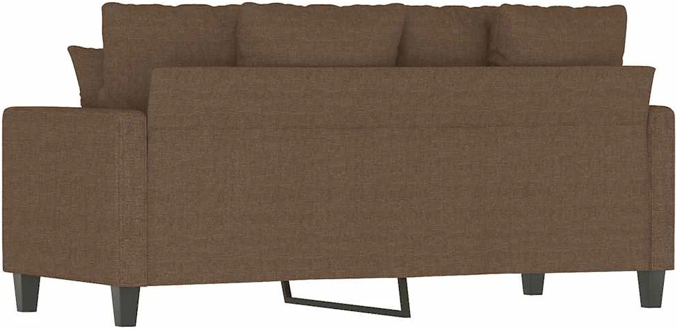 Dvivietė sofa, rudos spalvos, 140cm, audinys