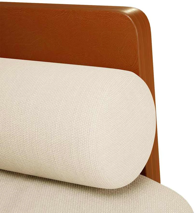 Dvivietė sofa su pagalvėlėmis, 110 cm, linas