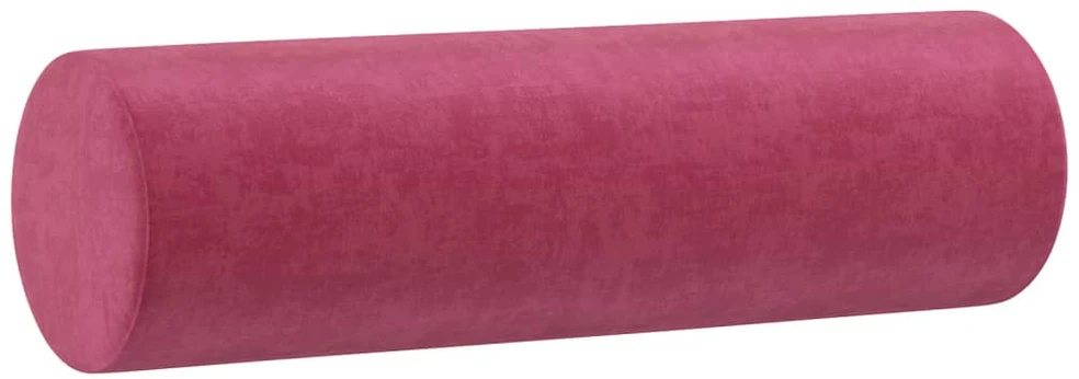 Dvivietė sofa su pagalvėlėmis, raudonojo vyno, 140cm, aksomas