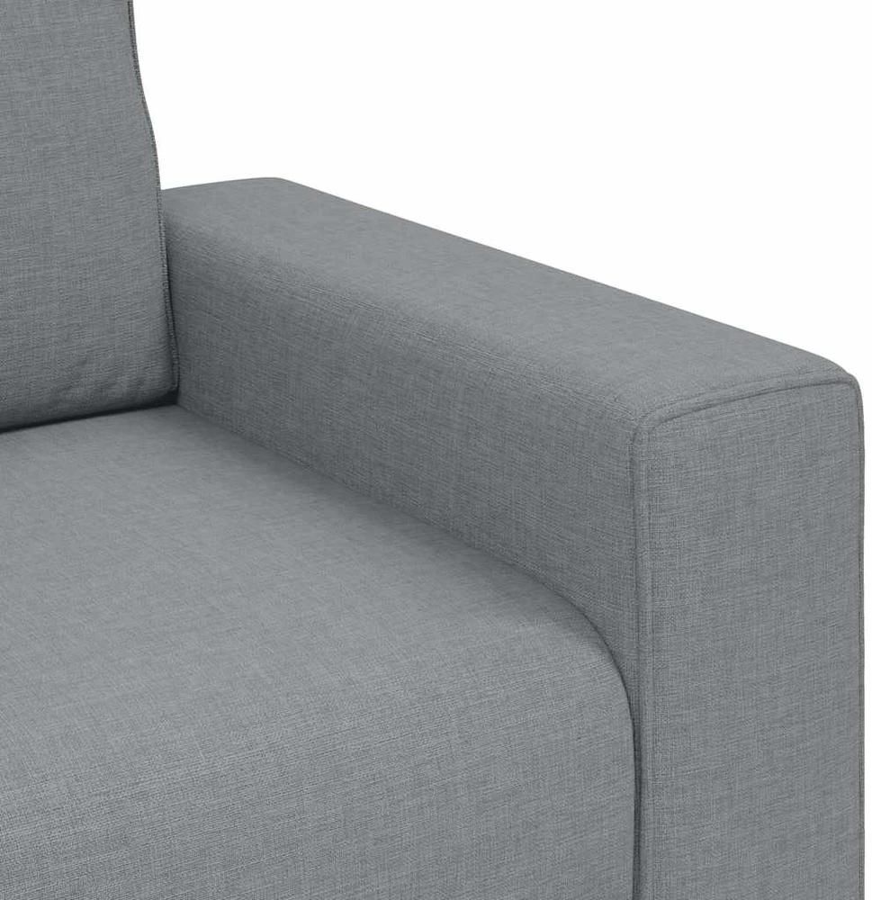 Dvivietė sofa, šviesiai pilka, 180x77x82 cm, audinys