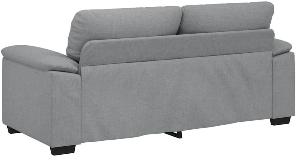 Dvivietė sofa, šviesiai pilka, 180x81x84 cm, audinys