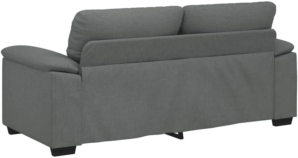 Dvivietė sofa, tamsiai pilka, 180x81x84 cm, audinys