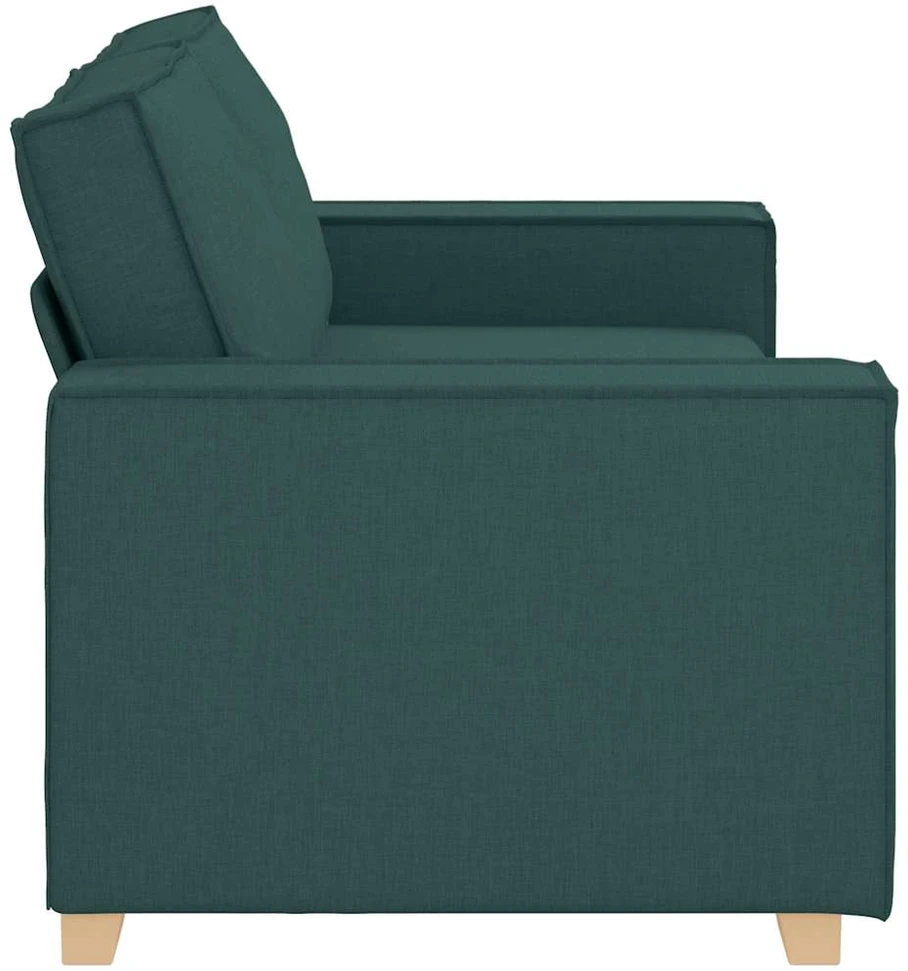 Dvivietė sofa, tamsiai žalia, 180x78x84 cm, audinys