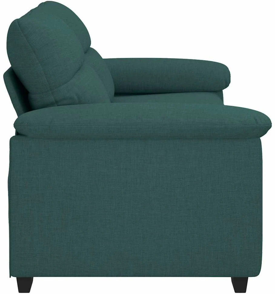 Dvivietė sofa, tamsiai žalia, 180x81x84 cm, audinys