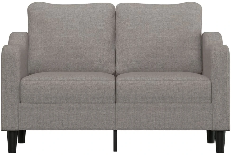 Dvivietė sofa, taupe spalvos, 140cm, audinys