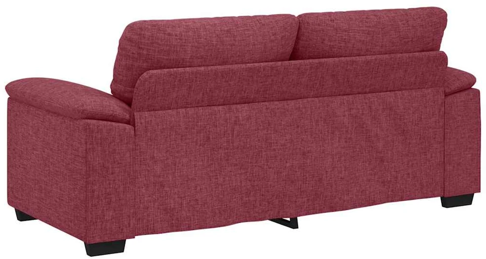 Dvivietė sofa, vyno raudonumo, 180x81x84 cm, audinys