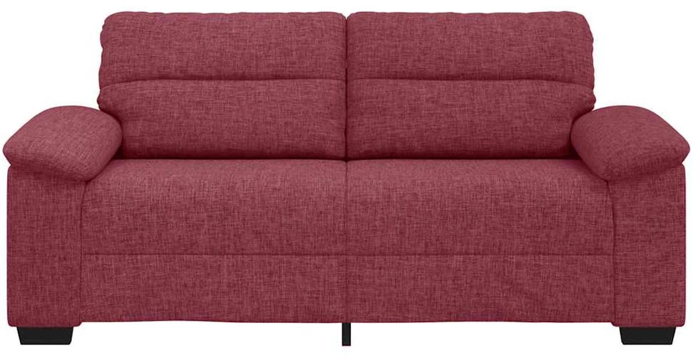 Dvivietė sofa, vyno raudonumo, 180x81x84 cm, audinys