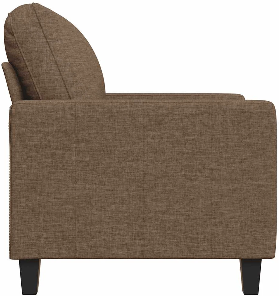 Fotelis Krėslas, rudos spalvos, 60cm, audinys