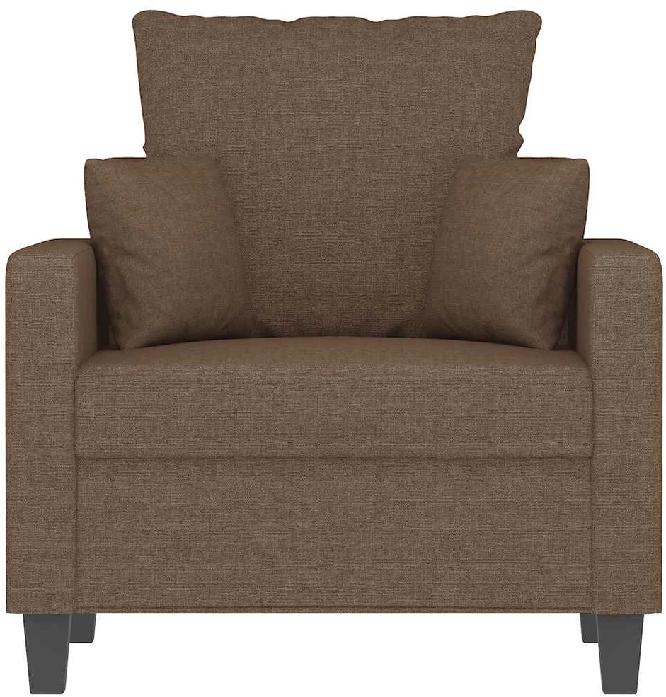 Sofa Krėslas, rudos spalvos, 60cm, audinys