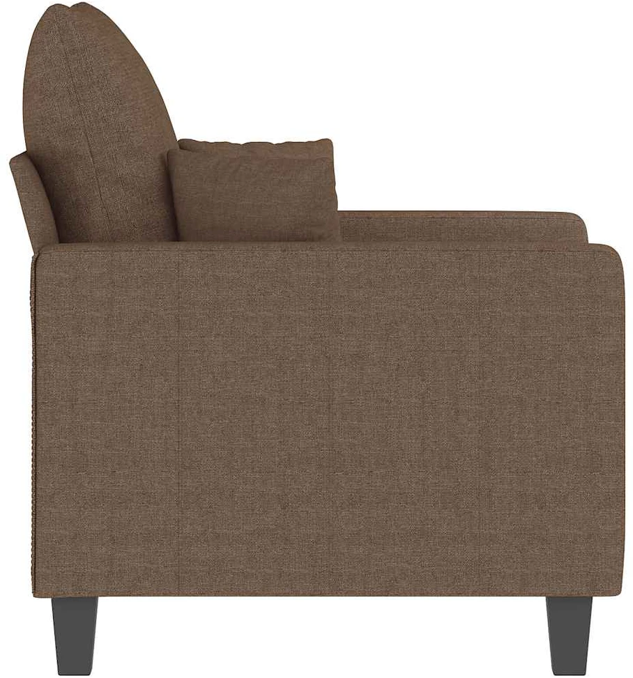 Sofa Krėslas, rudos spalvos, 60cm, audinys