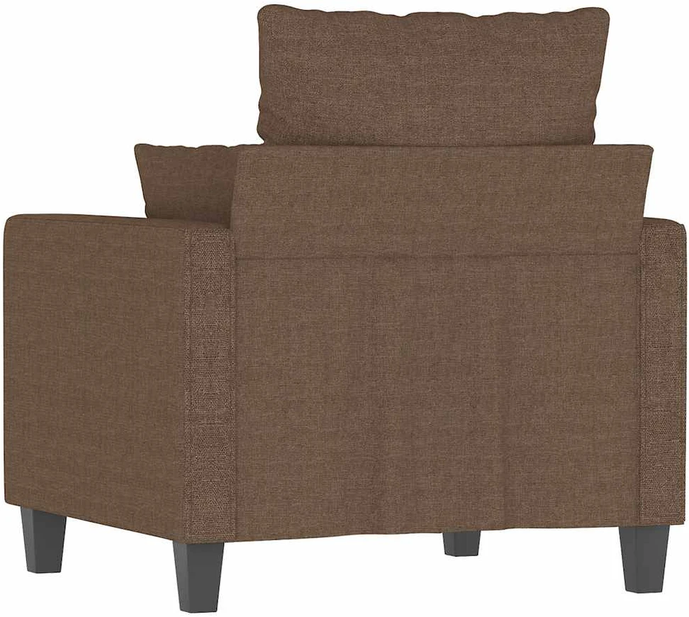 Sofa Krėslas, rudos spalvos, 60cm, audinys