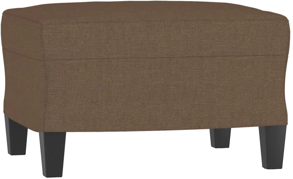 Sofa Krėslas su pakoja, rudos spalvos, 60cm, audinys