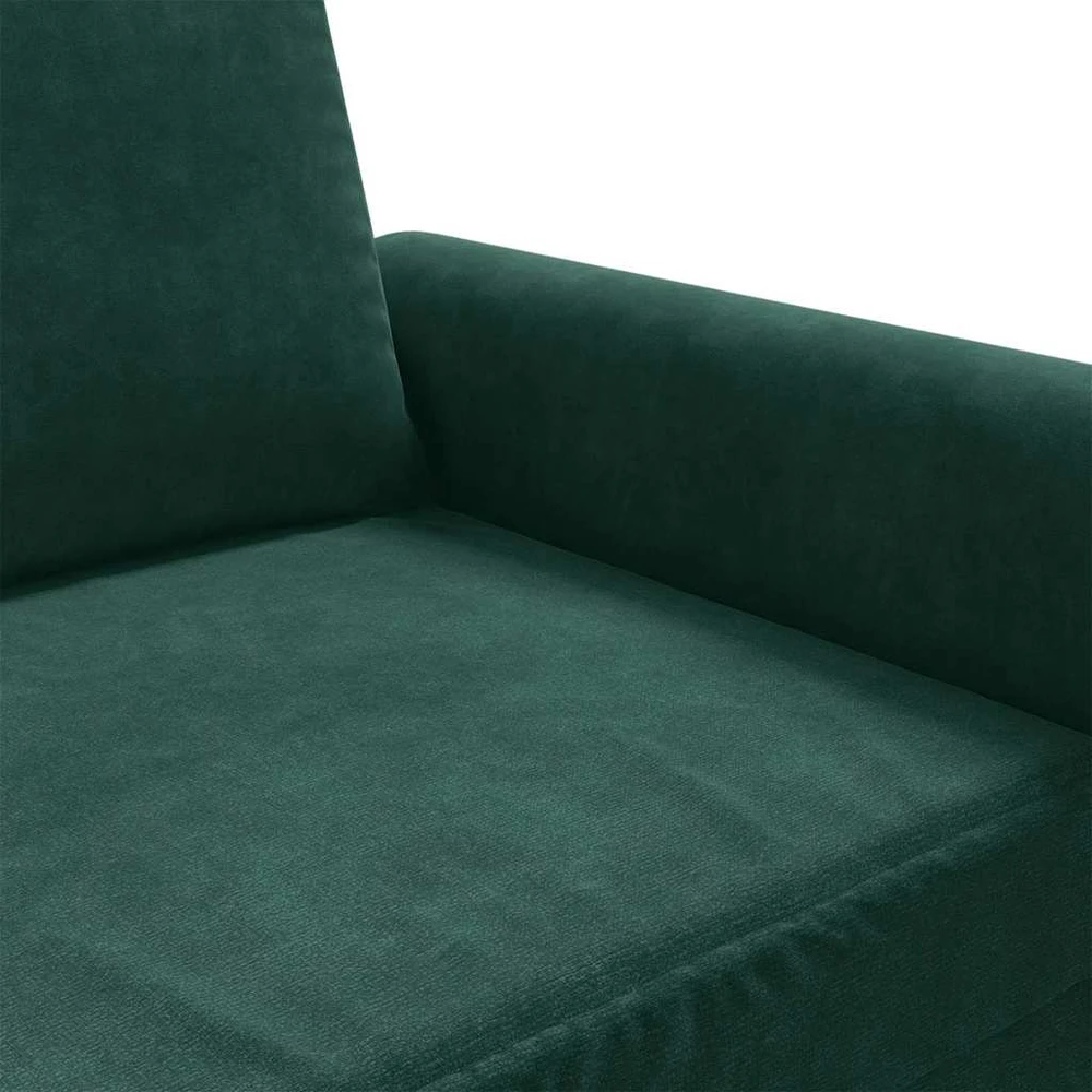 Sofa Krėslas, tamsiai žalios spalvos, 60cm, aksomas
