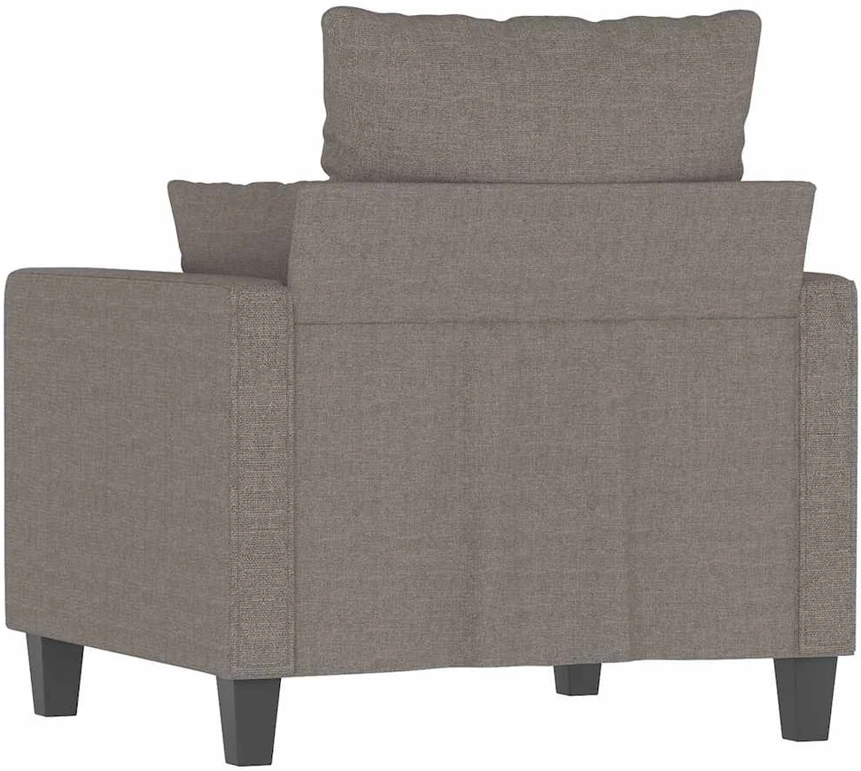 Fotelis Krėslas, taupe spalvos, 60cm, audinys