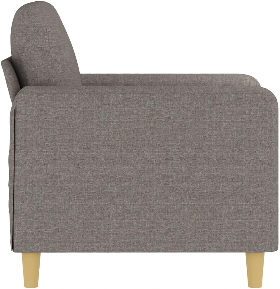 Fotelis Krėslas, taupe spalvos, 60cm, audinys
