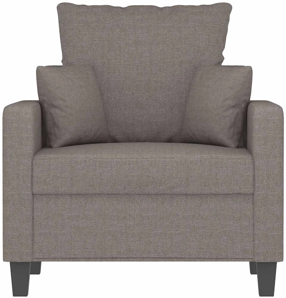 Fotelis Krėslas, taupe spalvos, 60cm, audinys