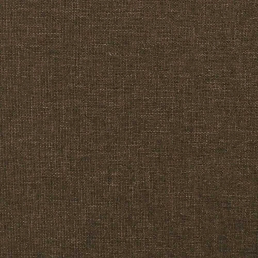 Lovos rėmas be čiužinio, tamsiai rudas, 160x200cm, audinys