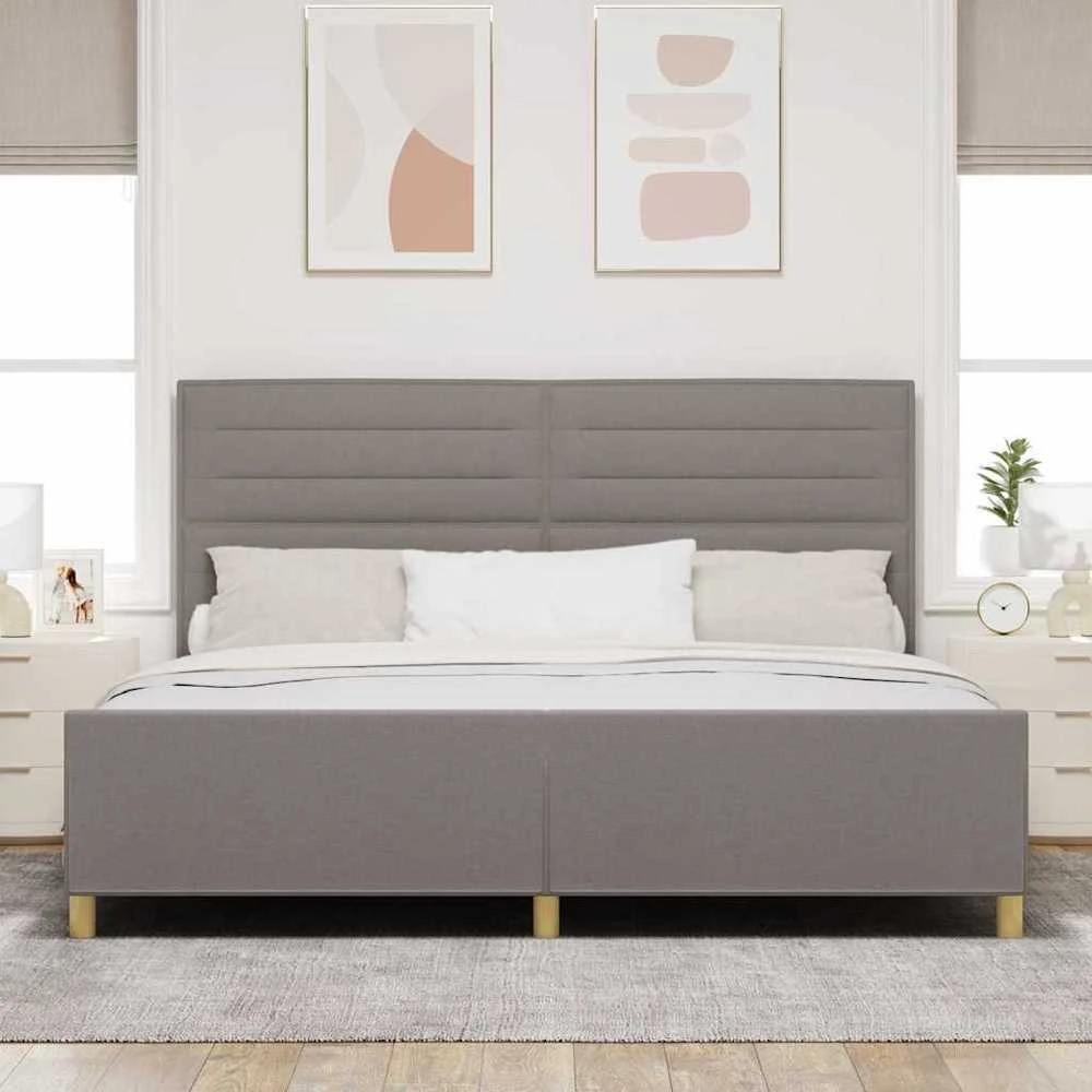 Lovos rėmas su galvūgalio Tortora 200 x 200 cm audinys
